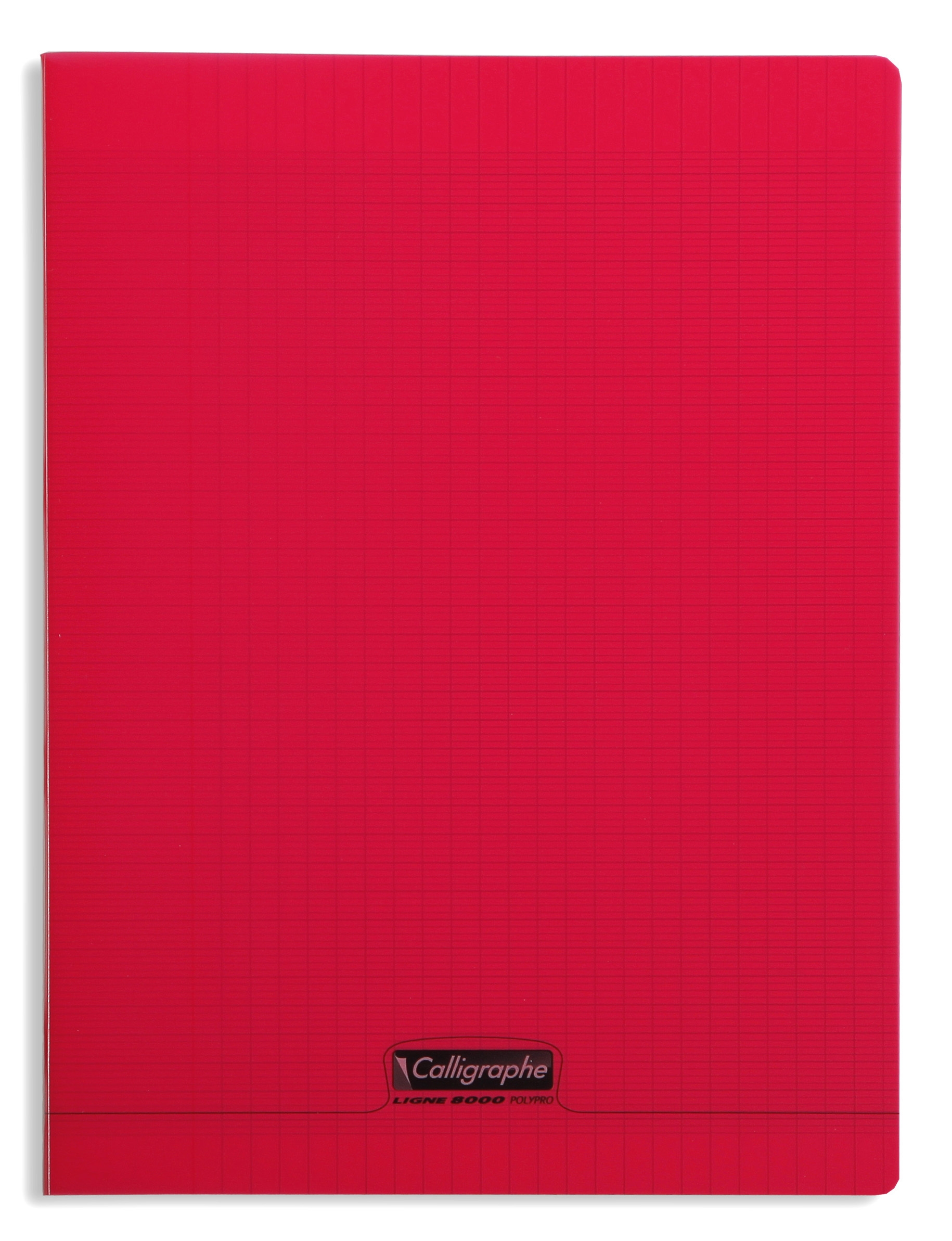 Cahier piqué 8000 POLYPRO 24x32 cm 96 pages grands carreaux 90 g