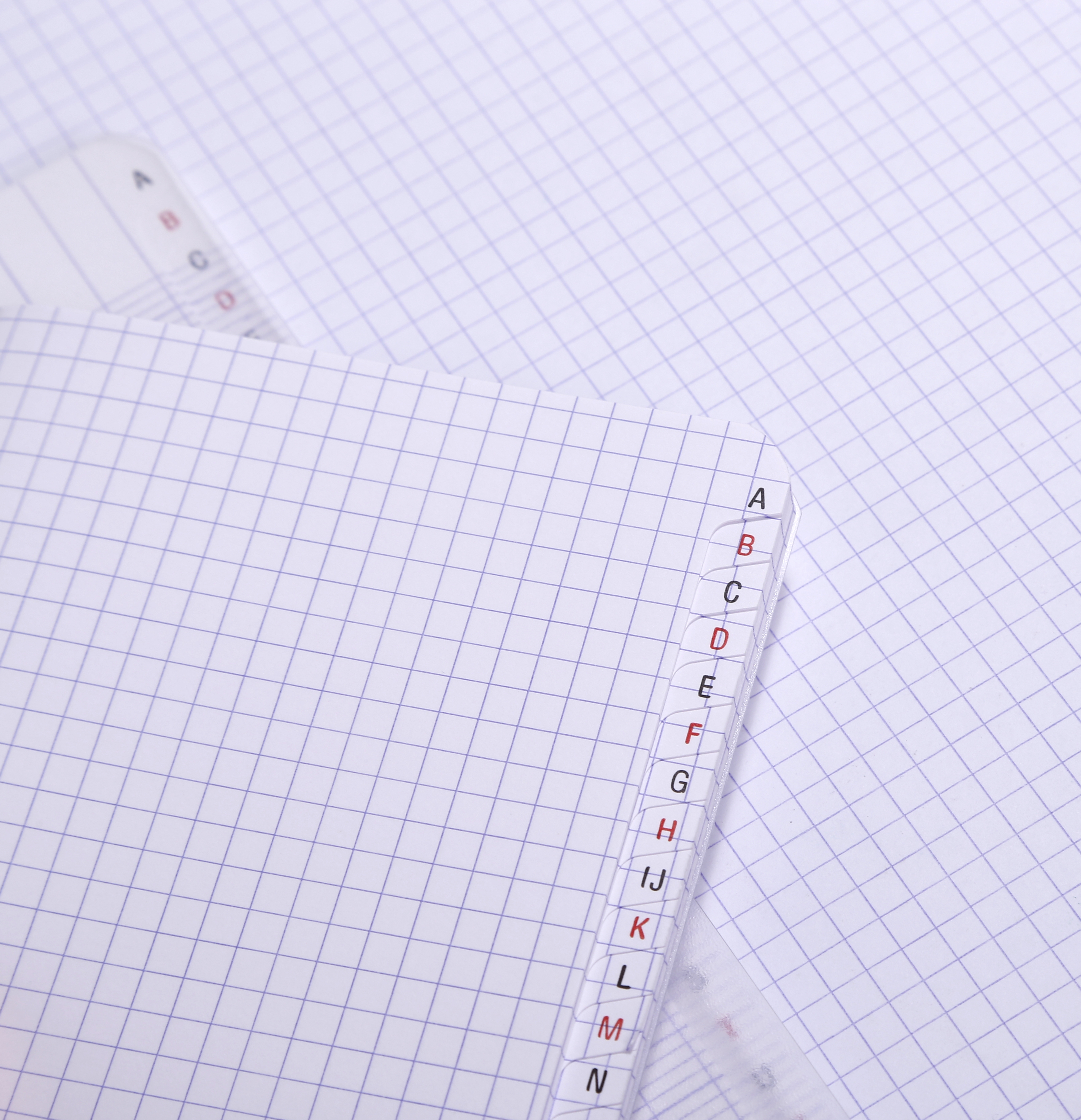 Répertoire piqué 8000 POLYPRO 11x17 cm 96 pages petits carreaux 90 g