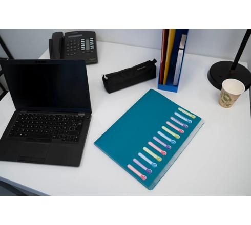 Trieur 8 compartiments A4. Avec pochette 3 rabats. EXACOMPTA