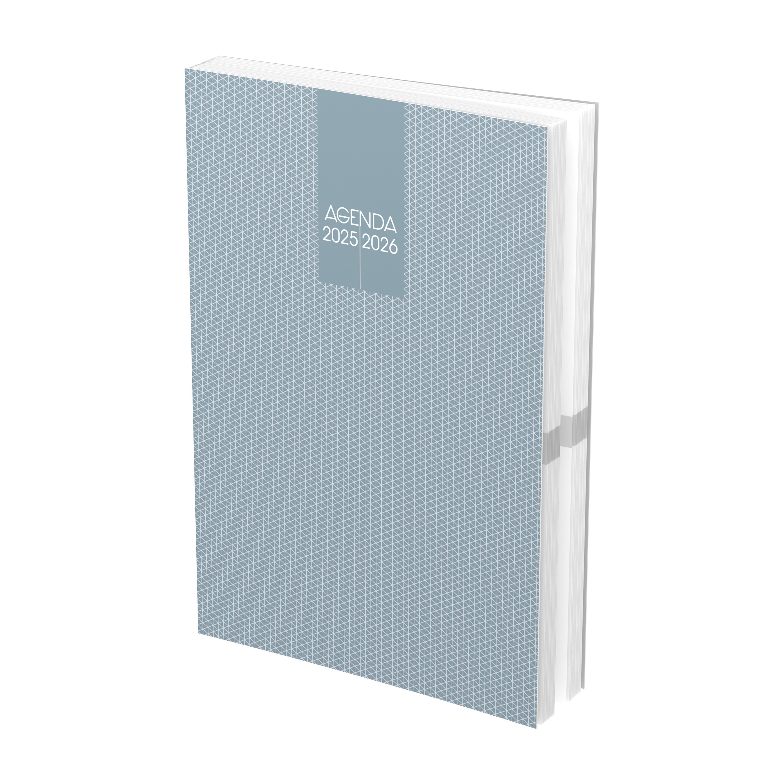 NO NAME Agenda Scolaire 2025 ‐2026 ‐ Couverture rasé vif 12x17cm journalier ‐ 4 décors