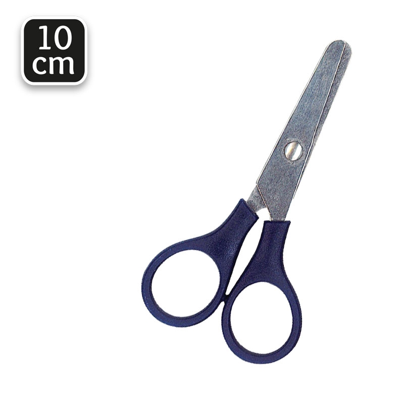 WONDAY Ciseaux écolier éco 10 cm, manche moulé bouts ronds 