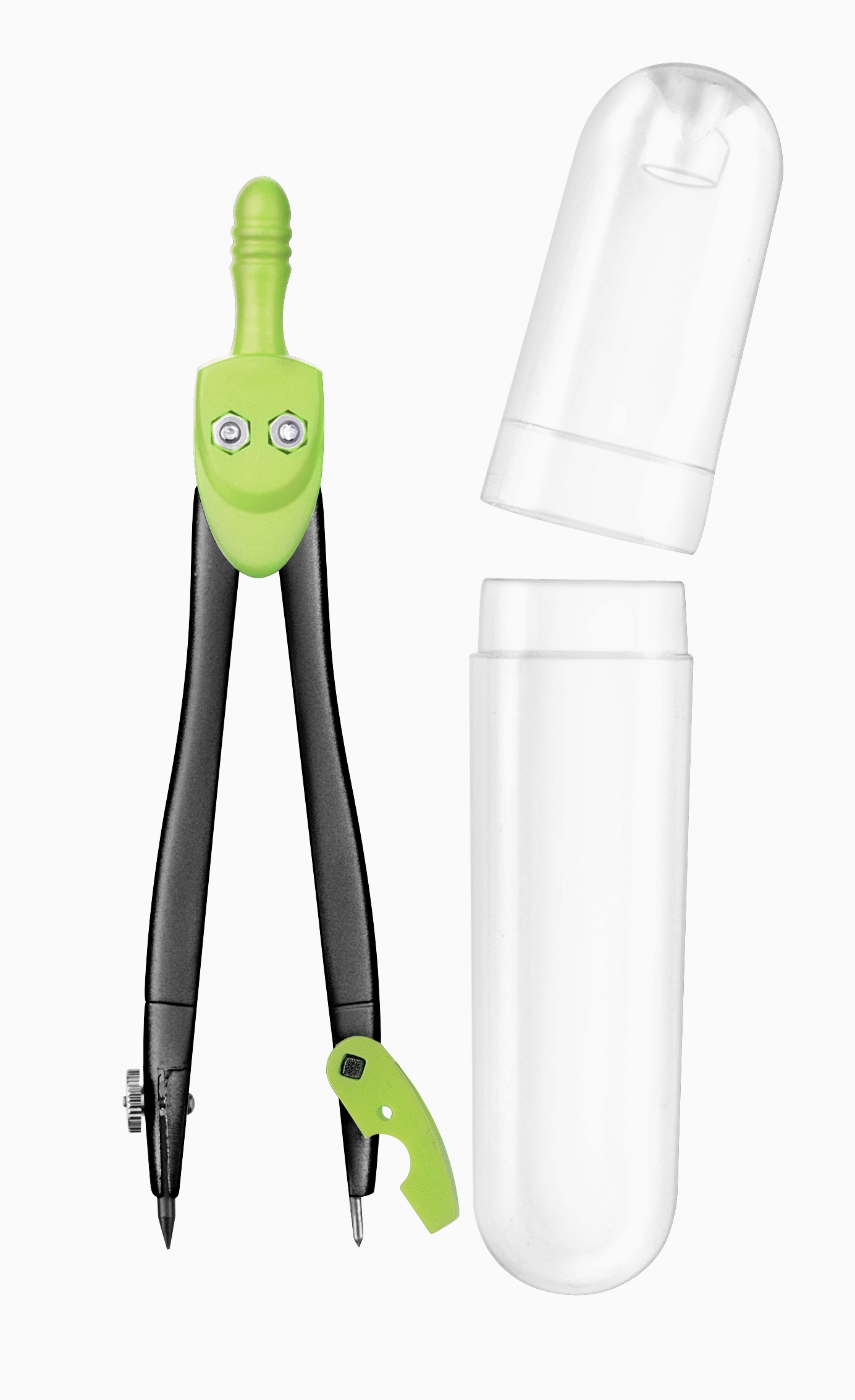 WONDAY Compas métal spécial trousse avec étui