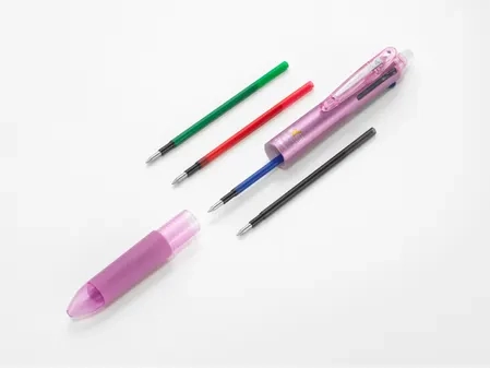 PILOT Stylo Roller FriXion Ball 4 Couleurs  - Roller encre gel - Pointe Fine 0,5mm