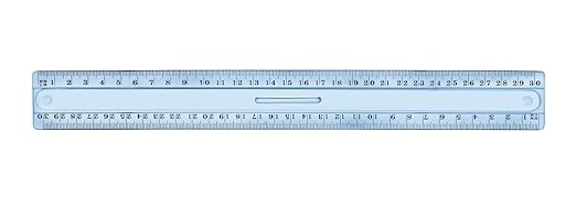 WONDAY Double decimetre en plastique incassable