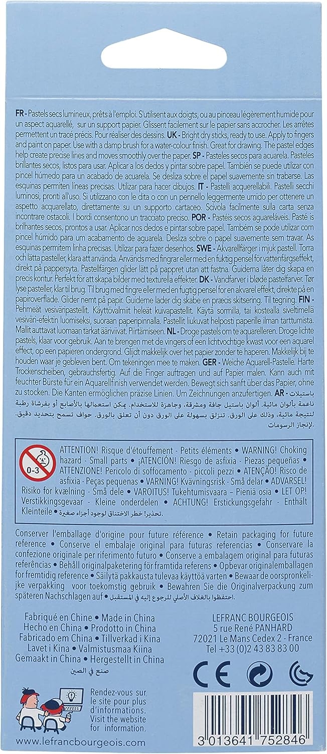 Boîte 12 pastels tendres - LEFRANC BOURGEOIS
