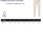 Pantalon de jogging - Collège-Lycée Saint-Colomban