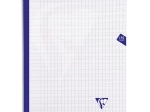 Cahier 24x32 192 pages. Brochure cousue. Couverture polypropylene translucide