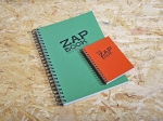 Zap Book - Clairefontaine 8366C Carnet Encolle 1/2 Zap Book - dos encolle grand côte A5 (14,8x21cm) 160 pages unies 80g -- Couleur de Couverture Aleatoire
