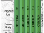BIC Critérium 550 Crayons à Papier - 2B/B/HB/H/2H, Blister de 5