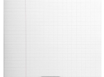 Cahier piqué 8000 POLYPRO 17x22 cm 48 pages grands carreaux 90 g