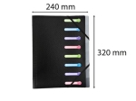 Trieur 8 compartiments A4. Avec pochette 3 rabats. EXACOMPTA
