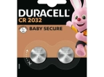 DURACELL Piles boutons lithium spéciales 2032 3V, lot de 2 (DL2032/CR2032)