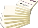 Lot de 12 blocs repositionnables 100 feuilles Jaunes 38x51mm