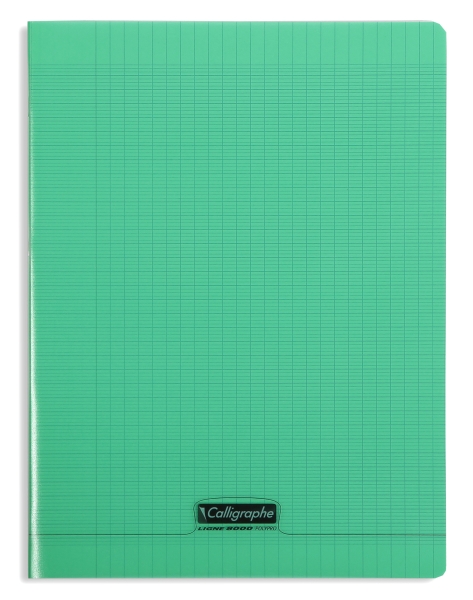 Cahier piqué 8000 POLYPRO 24x32 cm 96 pages grands carreaux 90 g
