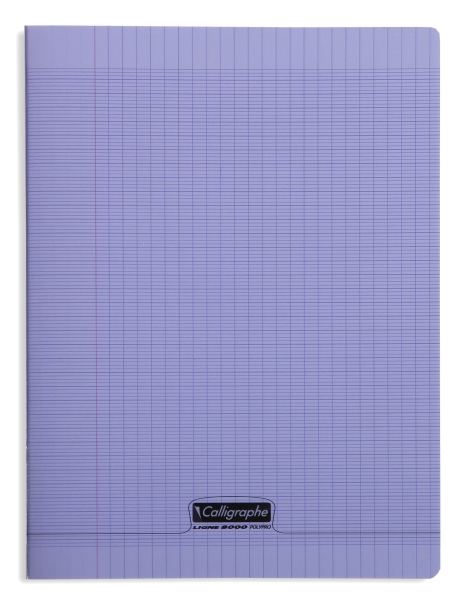 Cahier piqué 8000 POLYPRO 24x32 cm 96 pages grands carreaux 90 g