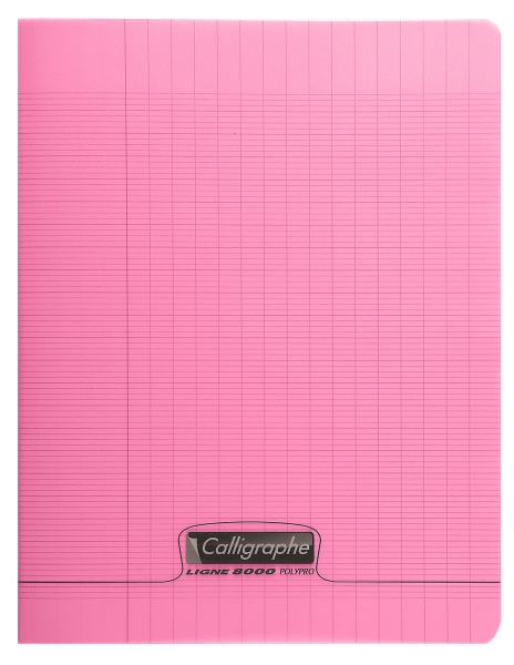 Cahier piqué 8000 POLYPRO 24x32 cm 48 pages grands carreaux 90 g