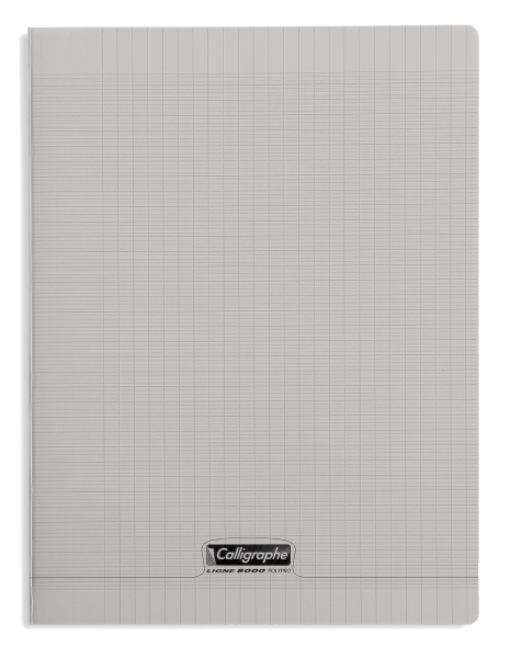 Cahier piqué 8000 POLYPRO 24x32 cm 48 pages grands carreaux 90 g