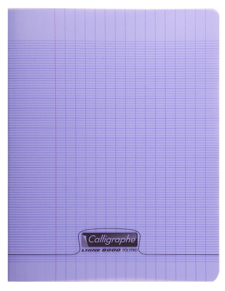 Cahier piqué 8000 POLYPRO 24x32 cm 48 pages grands carreaux 90 g