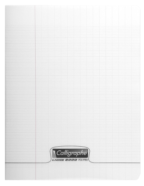 Cahier piqué 8000 POLYPRO 17x22 cm 48 pages grands carreaux 90 g