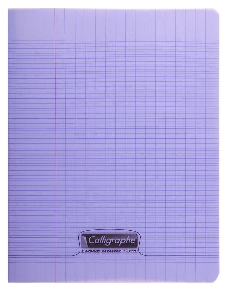 Cahier piqué 8000 POLYPRO 17x22 cm 96 pages grands carreaux 90 g