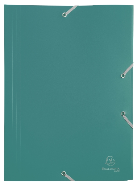 Chemise à élastique 3 rabats Polypropylène 4/10e Opaque Eco - A4 Chemise plastique polypropylène pour petit budget.