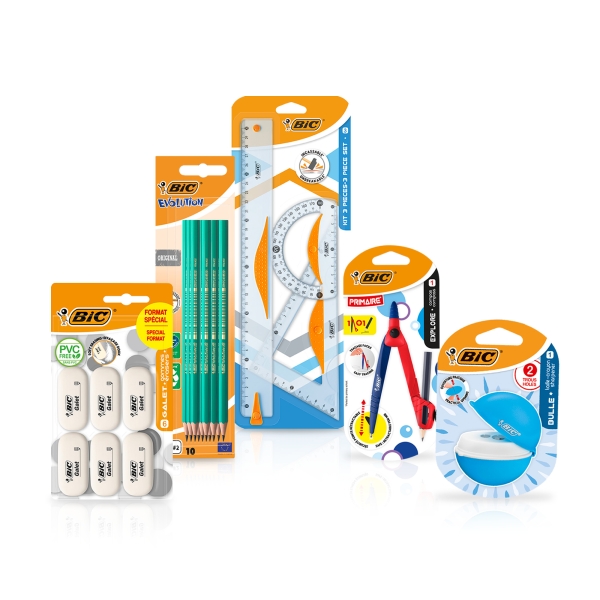 BIC Kit de fournitures scolaires spécial rentrée