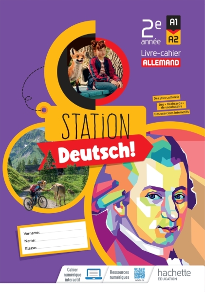 Station Deutsch! Allemand 2e annee - Livre-cahier eleve